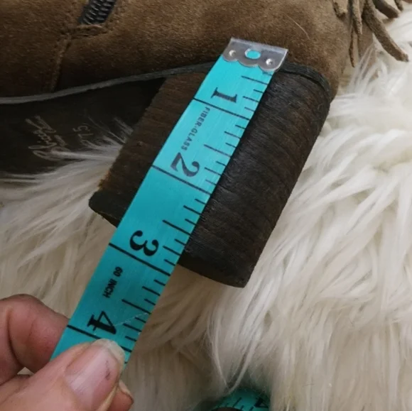 Hippy Western Fringed Booties 7.5 - Picture 12 of 12